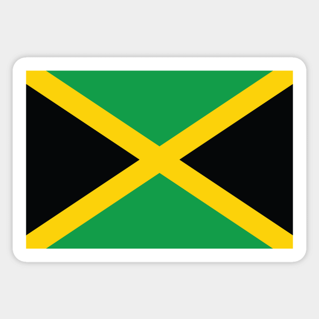 Jamaica National Flag Sticker by IslandConcepts